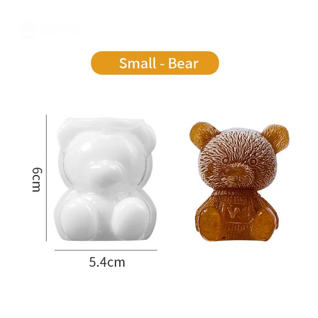 Cute Teddy Bear Silicone Mould Ice Cube Maker - K&L Trending Products