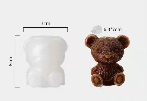 Cute Teddy Bear Silicone Mould Ice Cube Maker - K&L Trending Products