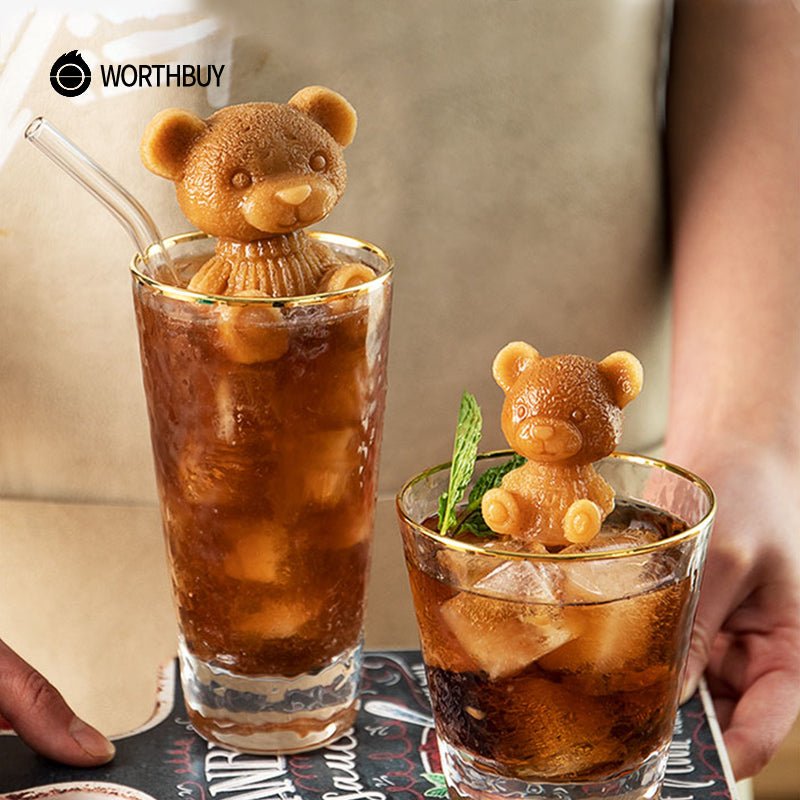 Cute Teddy Bear Silicone Mould Ice Cube Maker - K&L Trending Products