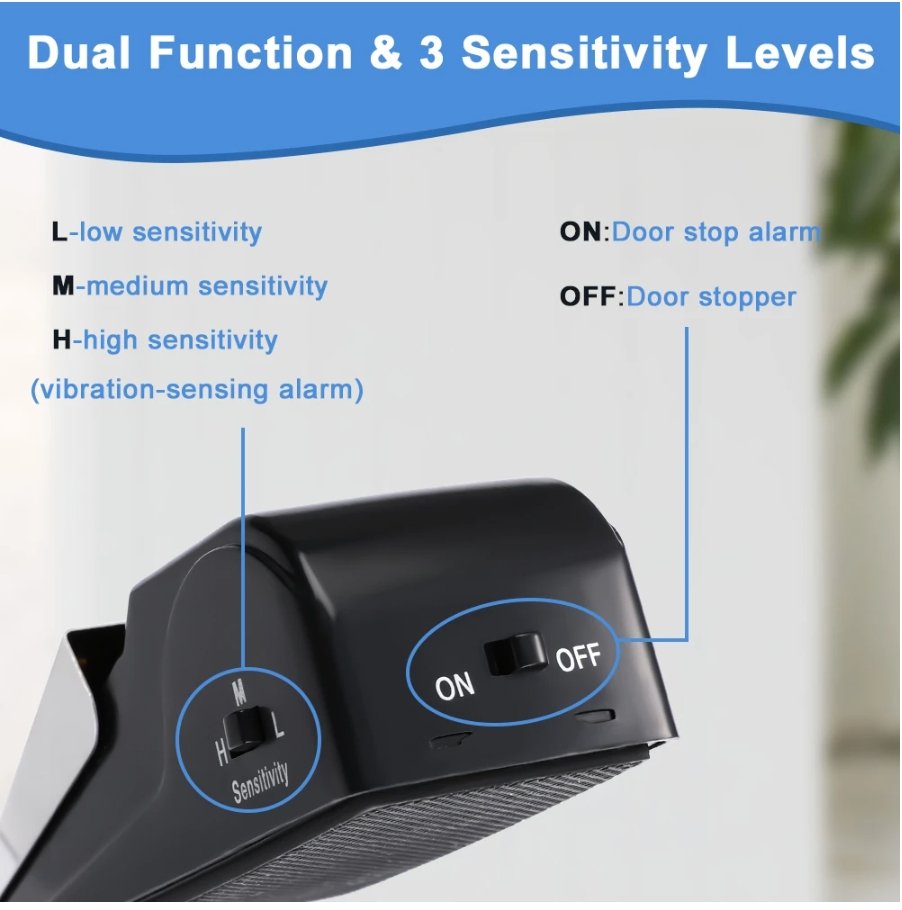 Door Stop Alarm - Portable Traveling Security - K&L Trending Products