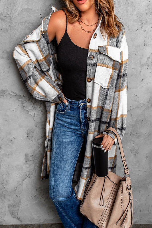 Dropped Shoulder Duster Coat - K&L Trending Products