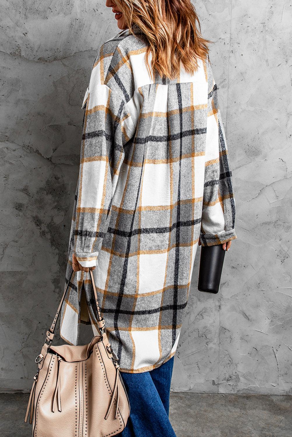 Dropped Shoulder Duster Coat - K&L Trending Products