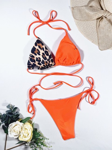 Ellolace Leopard 2 Piece Bikini Set - K&L Trending Products