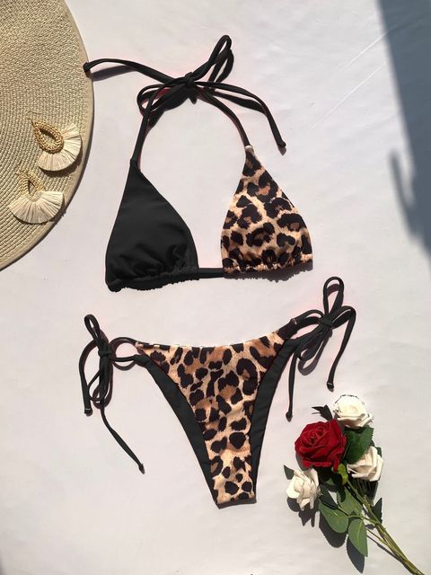 Ellolace Leopard 2 Piece Bikini Set - K&L Trending Products