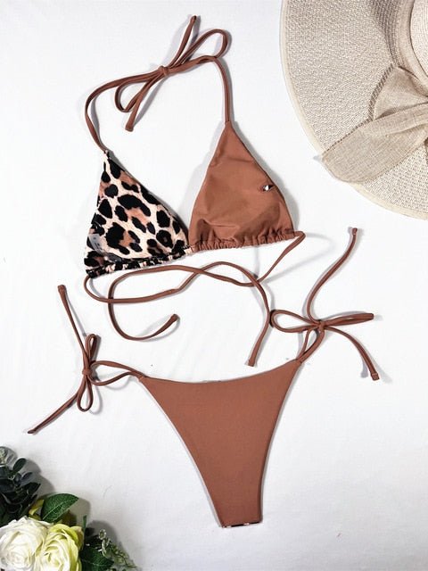 Ellolace Leopard 2 Piece Bikini Set - K&L Trending Products