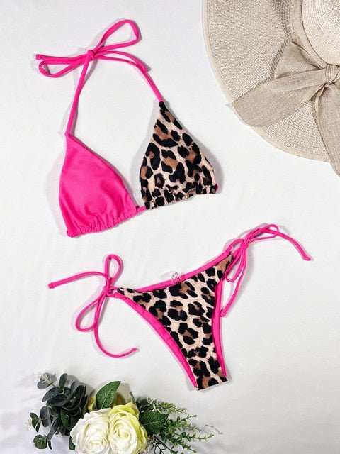 Ellolace Leopard 2 Piece Bikini Set - K&L Trending Products