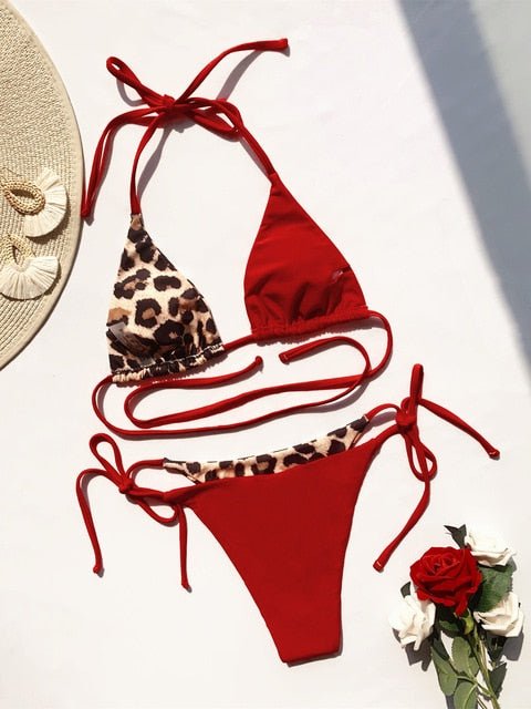 Ellolace Leopard 2 Piece Bikini Set - K&L Trending Products