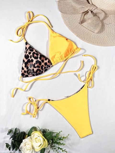 Ellolace Leopard 2 Piece Bikini Set - K&L Trending Products