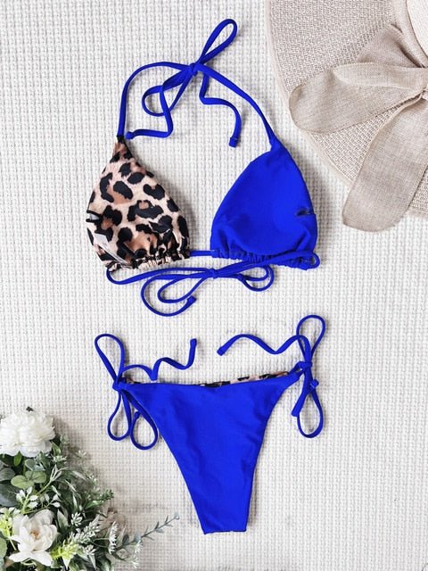 Ellolace Leopard 2 Piece Bikini Set - K&L Trending Products