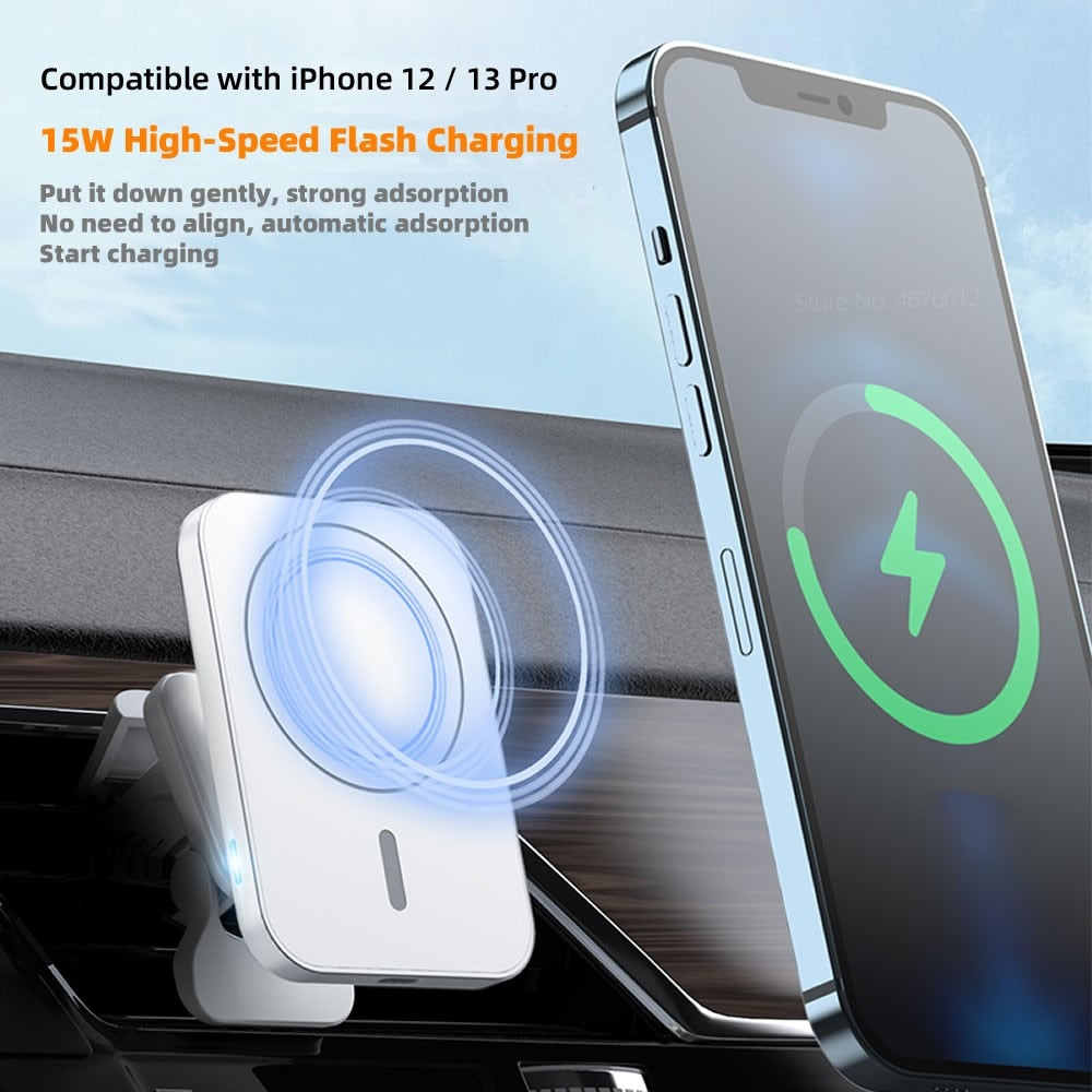 Car Wireless Charger for iPhone 12 13 Series - K&L Trending Products