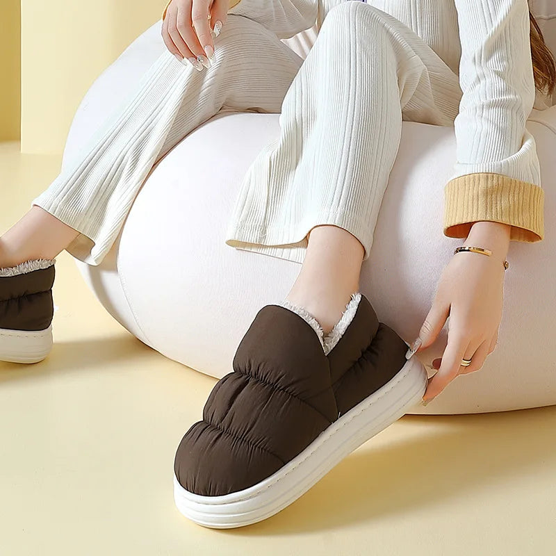 Thick Plush Unisex Flats - K&L Trending Products