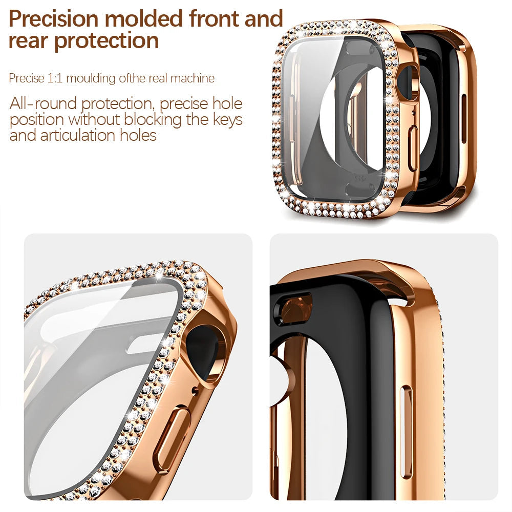 Bling Glass + Cover for Apple Watch Case - K&L Trending Products