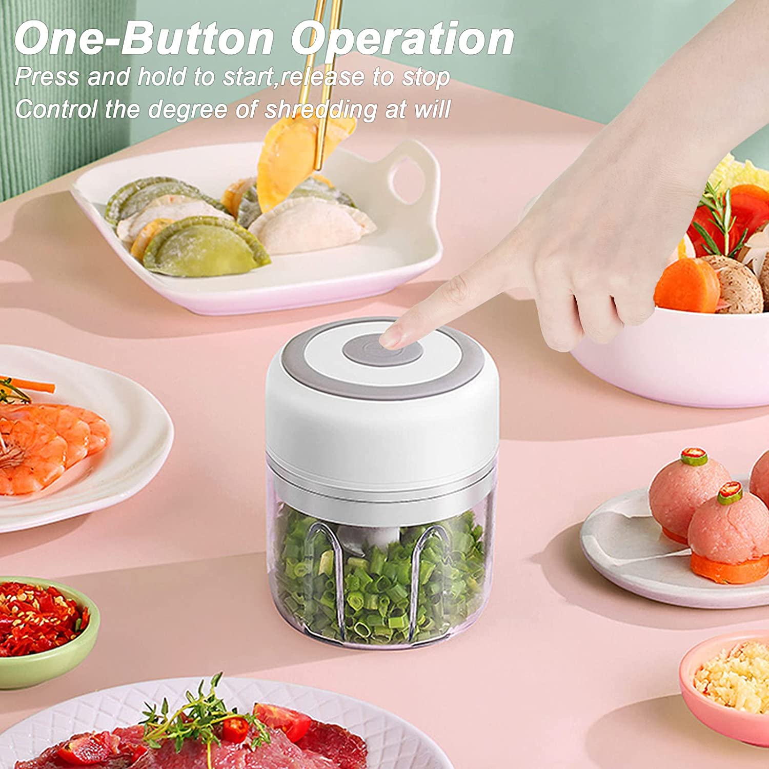 Mini Electric Garlic Chopper - K&L Trending Products