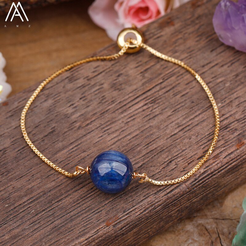 Fashion Women Natural Sphere Stone Beads Bracelet Jewelry - K&L Trending Products