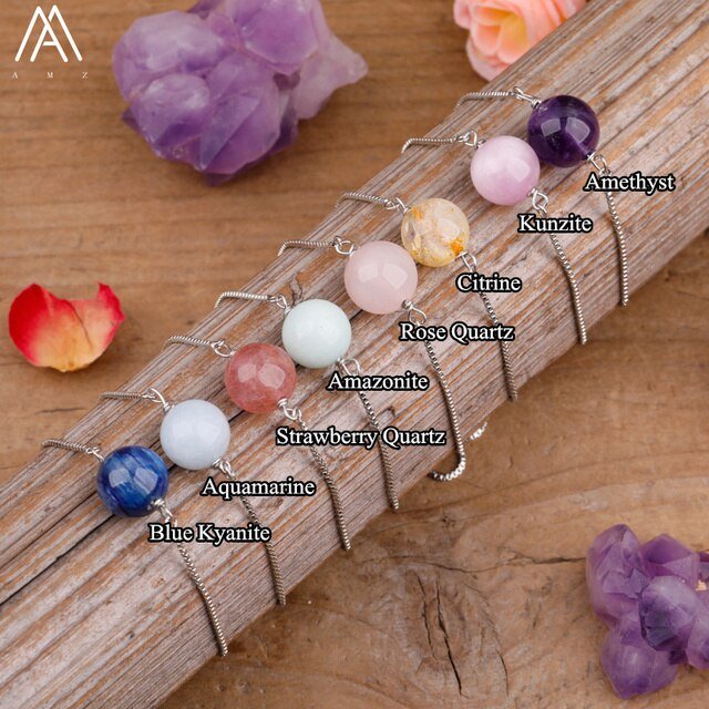 Fashion Women Natural Sphere Stone Beads Bracelet Jewelry - K&L Trending Products