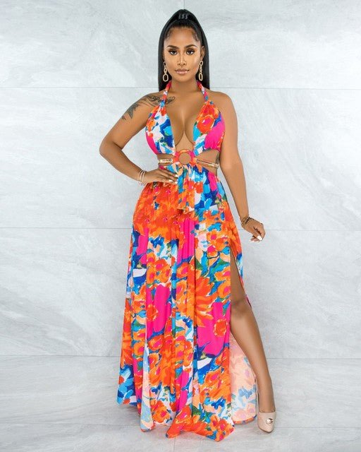 Floral Print Summer Dress - K&L Trending Products