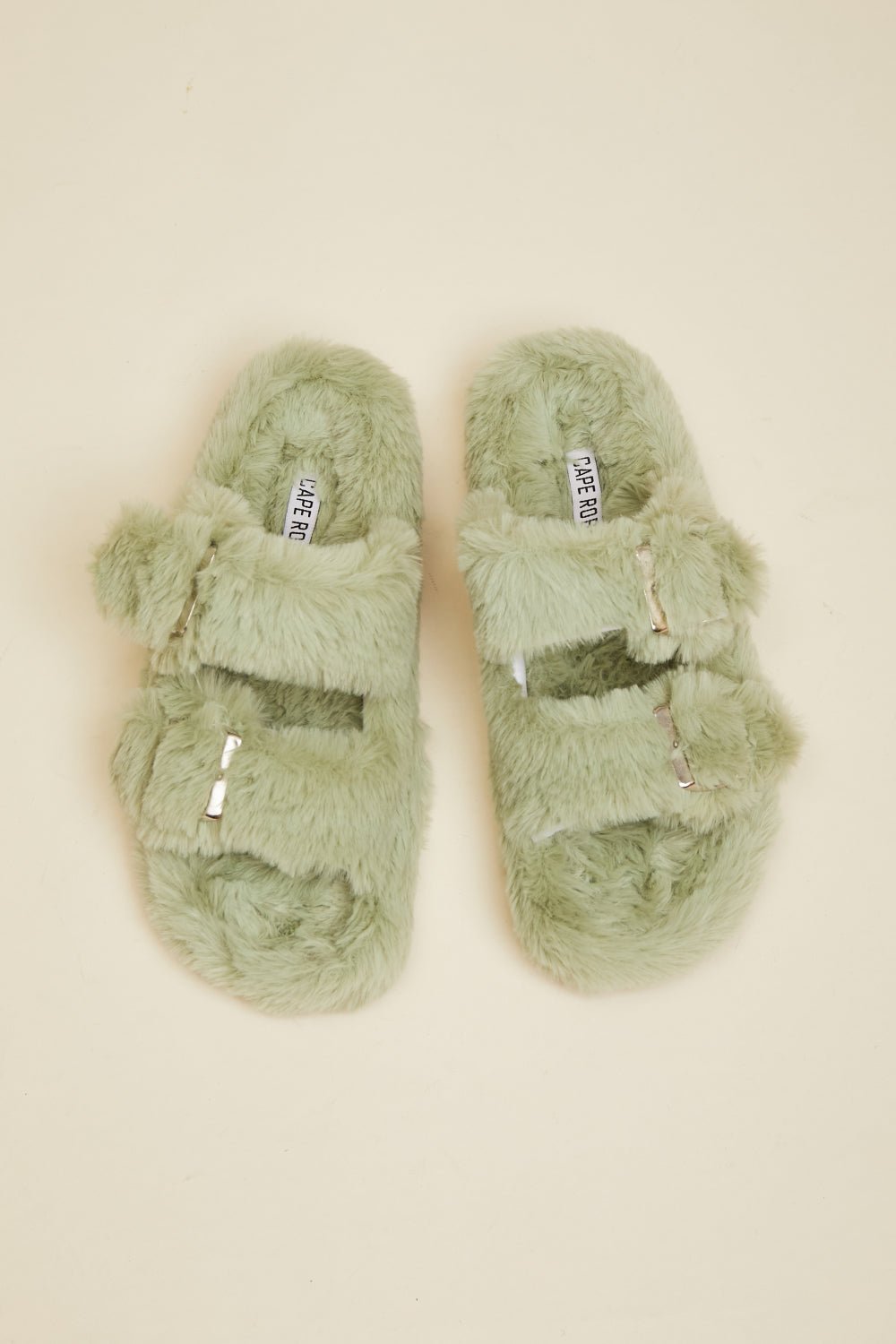 Fluffy Sage Slide Sandals - K&L Trending Products