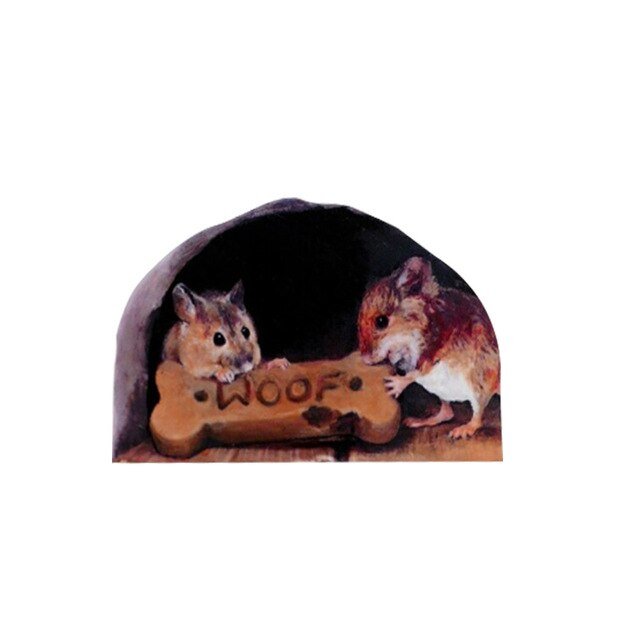 Funny Mouse Hole Wall Stickers - K&L Trending Products