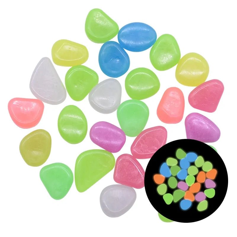 Glow in the Dark Garden Pebbles - K&L Trending Products