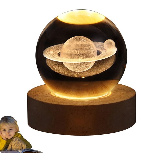 Glowing Crystal Ball Night Light - K&L Trending Products