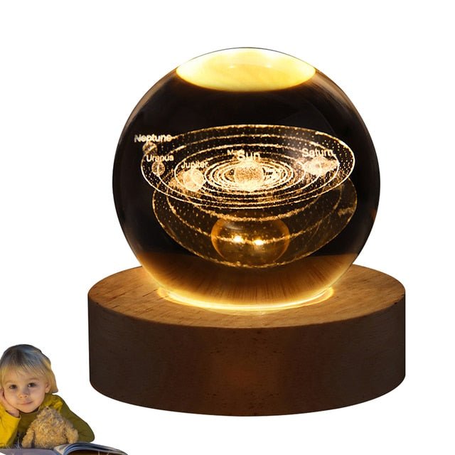 Glowing Crystal Ball Night Light - K&L Trending Products