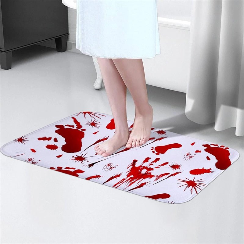 Halloween Blood Footprint Door Mat - K&L Trending Products