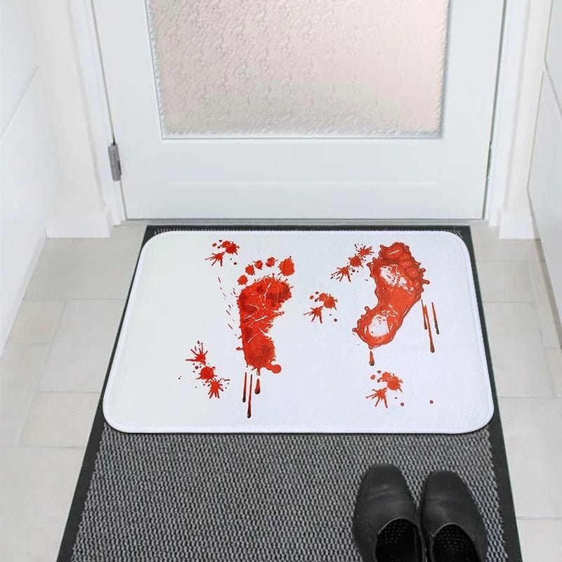 Halloween Blood Footprint Door Mat - K&L Trending Products