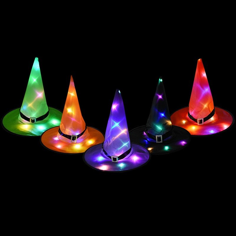 Halloween Witch Hat with LED Light - K&L Trending Products