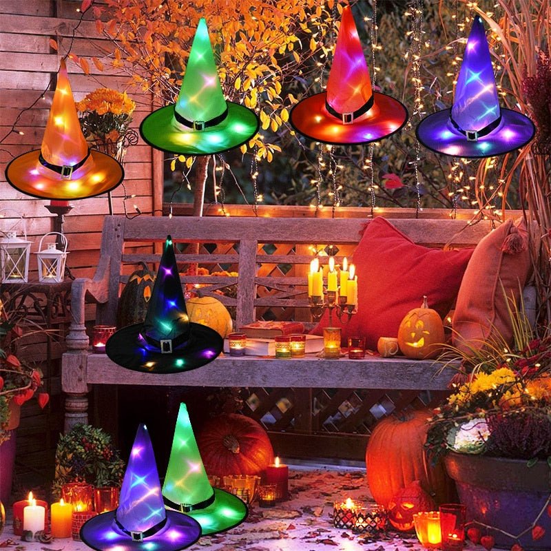 Halloween Witch Hat with LED Light - K&L Trending Products