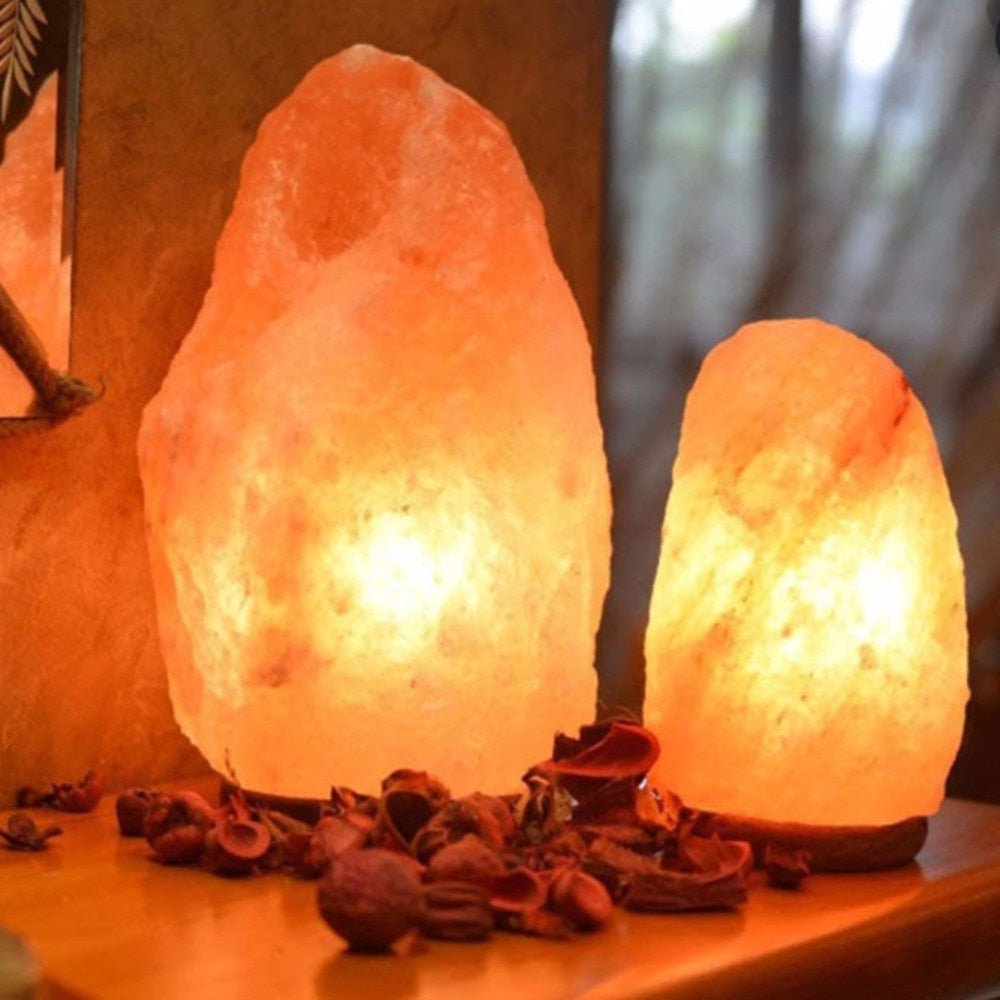 Himalayan Crystal Salt Lamp Natural Bedside Lighting (1pcs) - K&L Trending Products