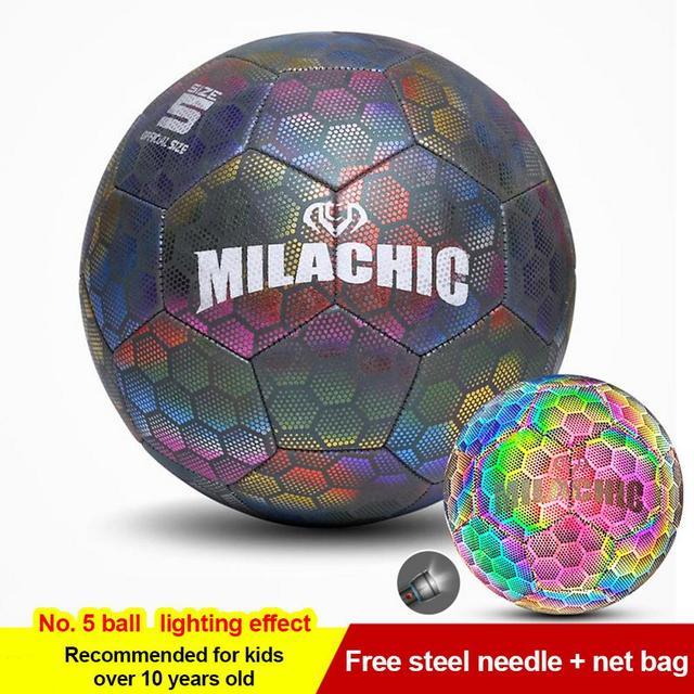 Holographic Glowing Soccer Ball - K&L Trending Products