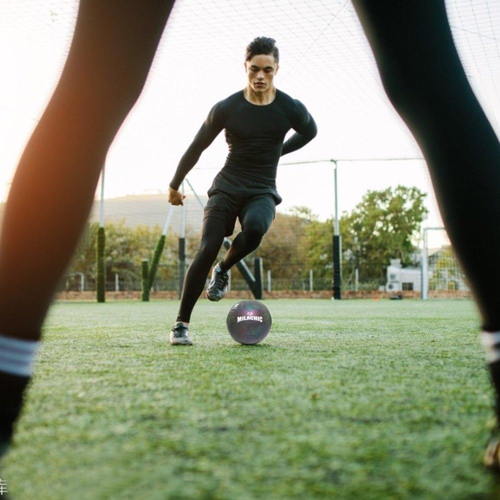 Holographic Glowing Soccer Ball - K&L Trending Products