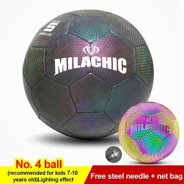 Holographic Glowing Soccer Ball - K&L Trending Products