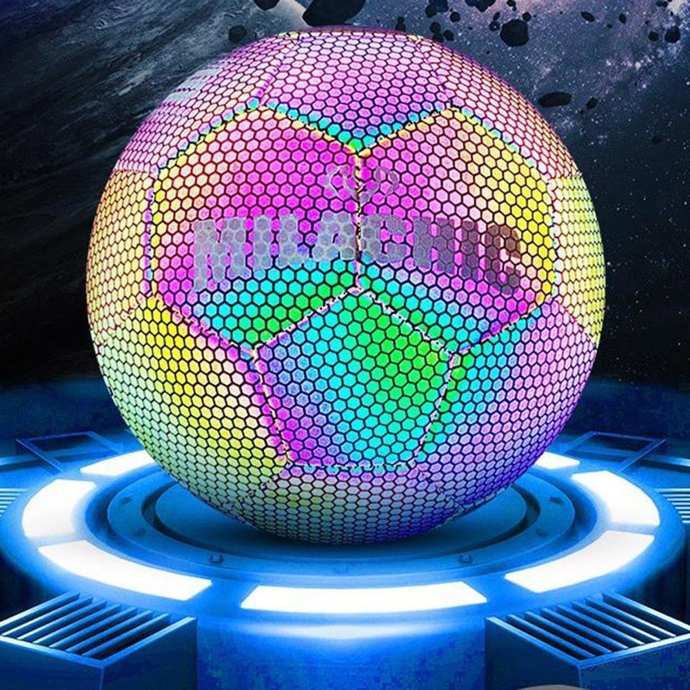 Holographic Glowing Soccer Ball - K&L Trending Products