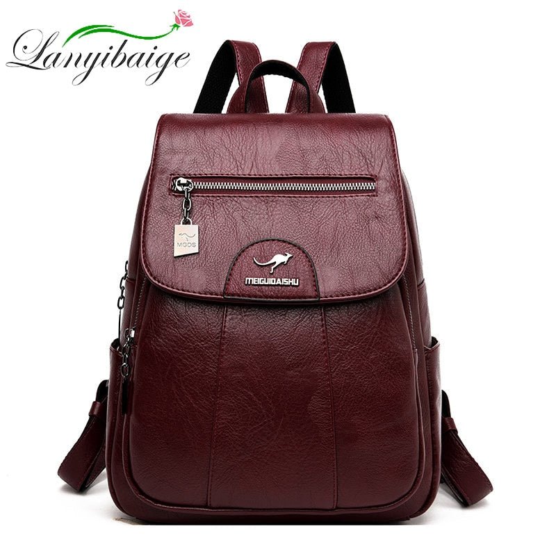 Leather Backpacks High Quality - K&L Trending Products