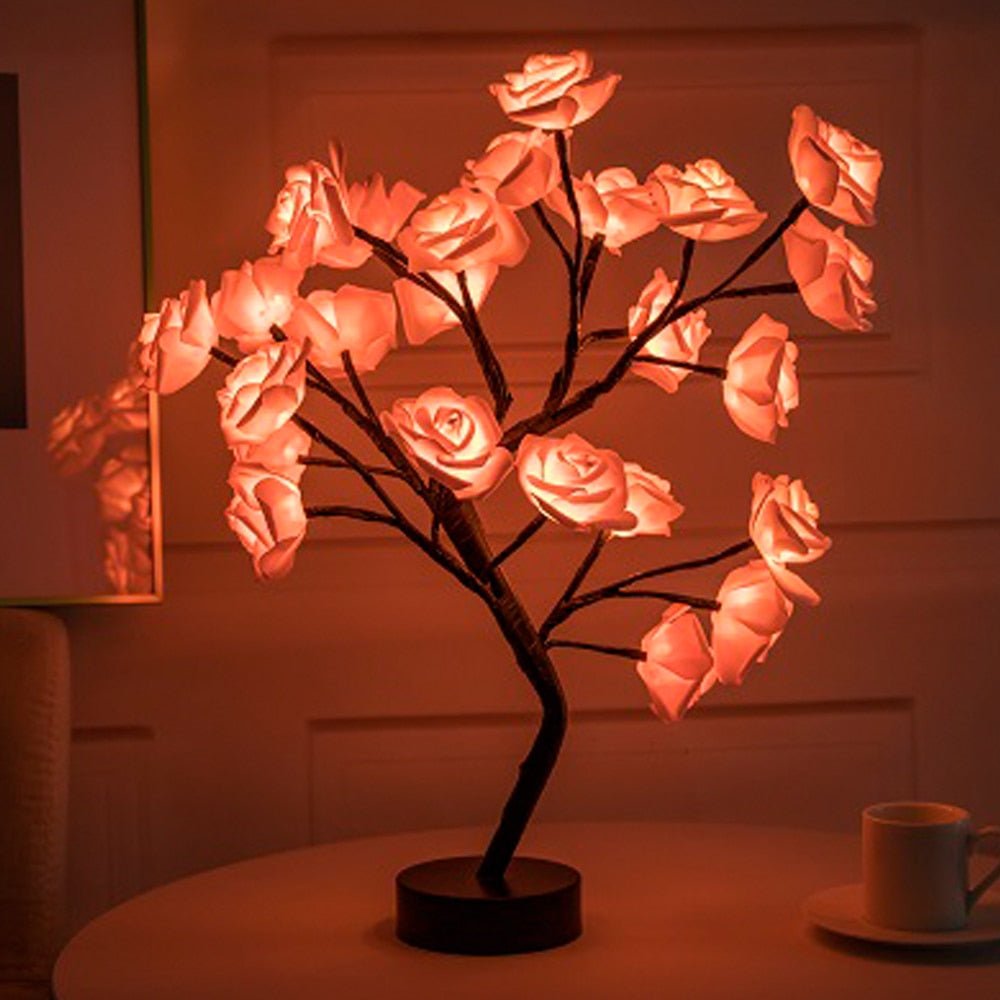 LED Rose Flower Table Lamp - K&L Trending Products