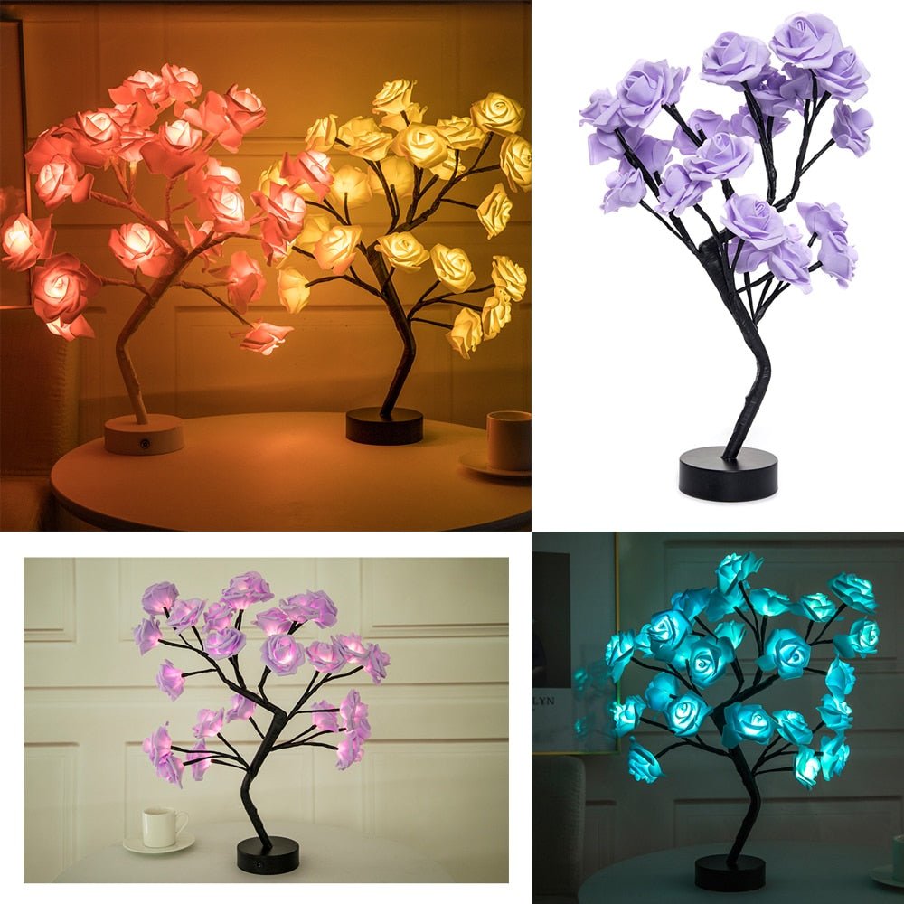 LED Rose Flower Table Lamp - K&L Trending Products