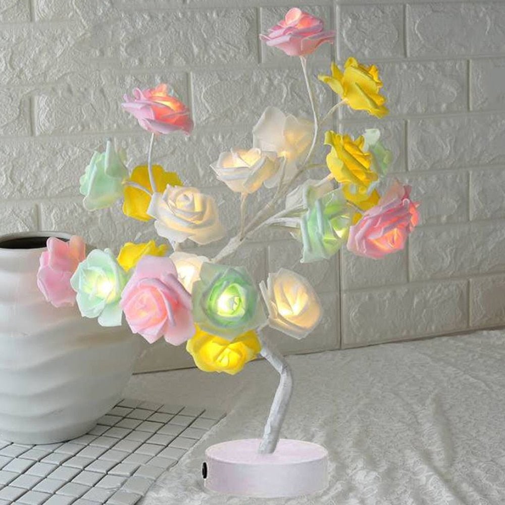 LED Rose Flower Table Lamp - K&L Trending Products