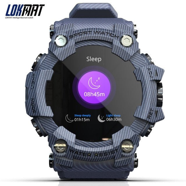 LOKMAT ATTACK Full Touch Screen Fitness Tracker Smart Watch Men Heart Rate Monitor Blood Pressure Smartwatch For Android ios - K&L Trending Products