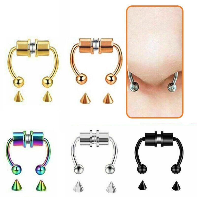 Magnetic Non-Piercing Fake Nose Rings - K&L Trending Products