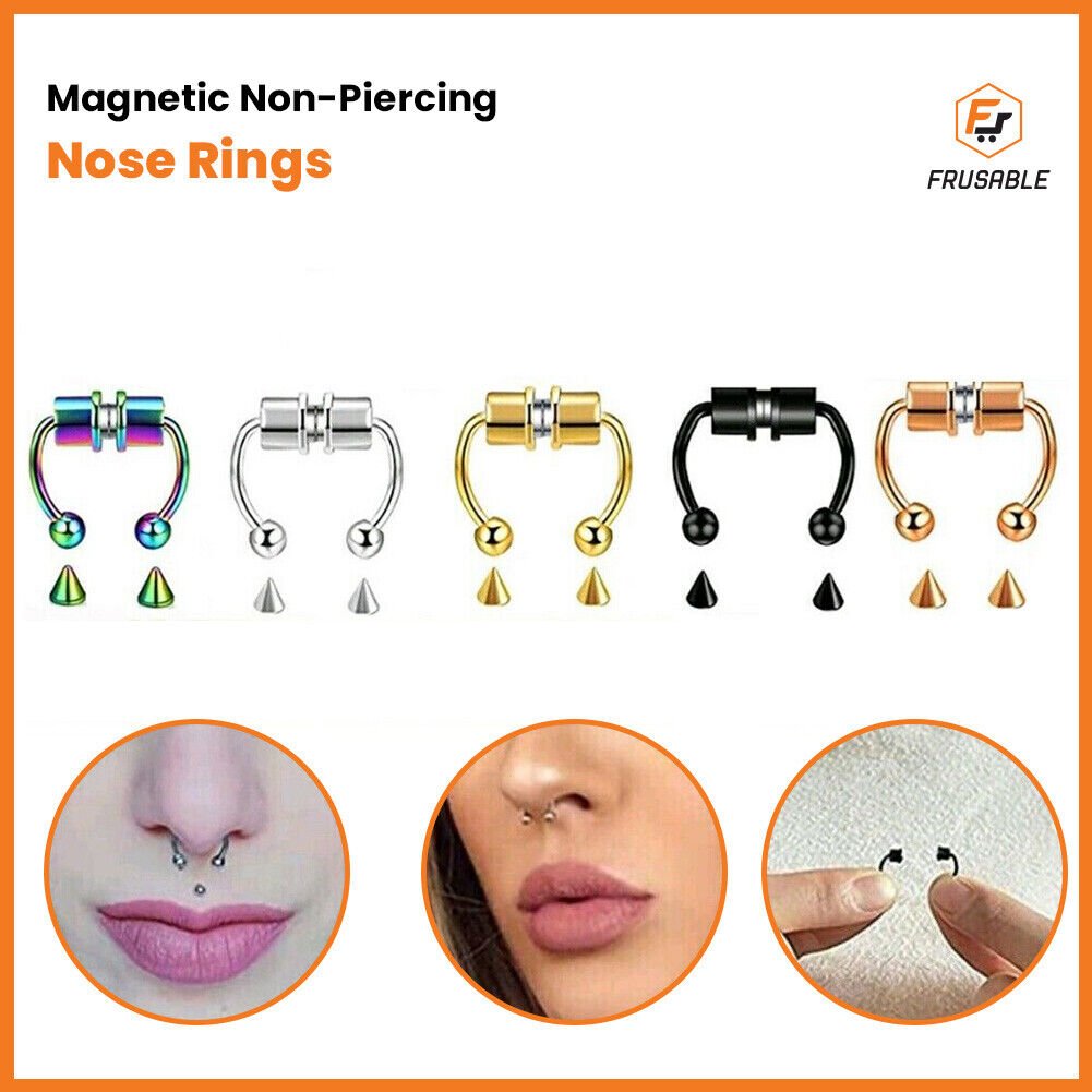 Magnetic Non-Piercing Fake Nose Rings - K&L Trending Products