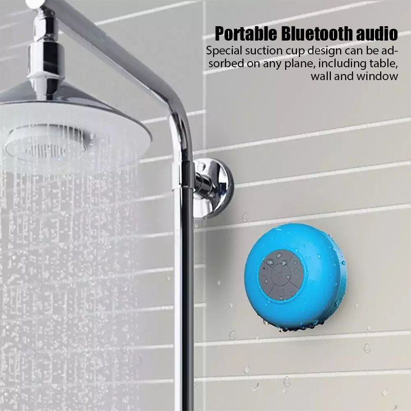 Mini Bluetooth Speaker Portable Waterproof Wireless Handsfree Speakers for Showers Bathroom Sucker Bluetooth Speaker Sound Box - K&L Trending Products