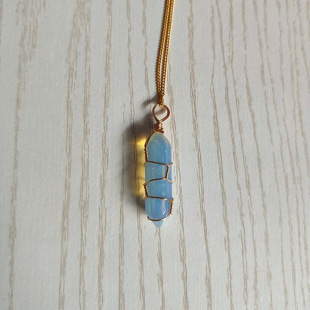 Natural Stone Pendant Necklace - K&L Trending Products