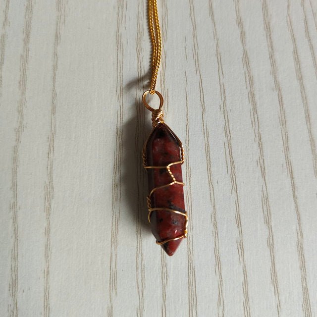 Natural Stone Pendant Necklace - K&L Trending Products