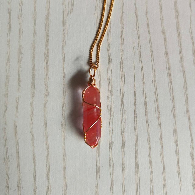 Natural Stone Pendant Necklace - K&L Trending Products