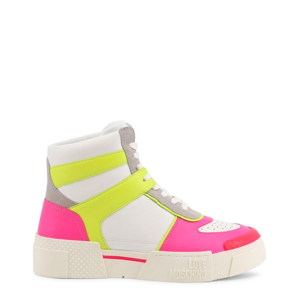 Neon Pink High Top Sneakers - K&L Trending Products