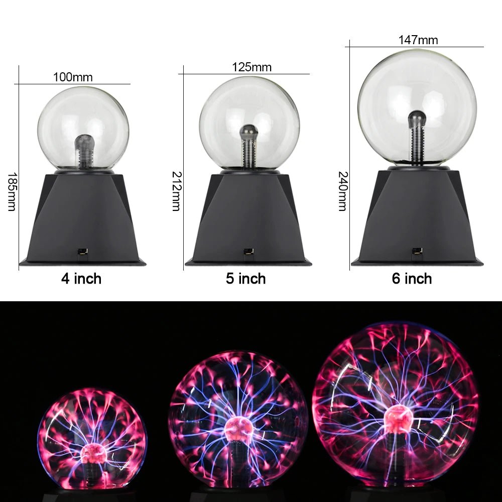 Novelty Magic Crystal Plasma Ball Touch Lamp - K&L Trending Products