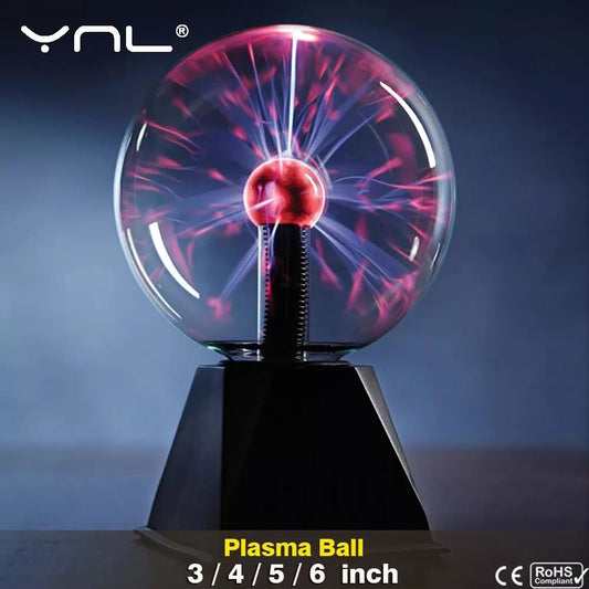 Novelty Magic Crystal Plasma Ball Touch Lamp - K&L Trending Products