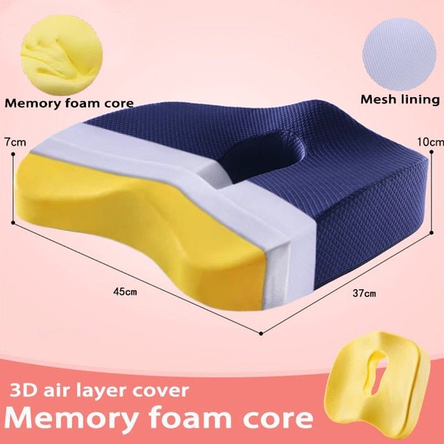 Orthopedic Pillow Memory Foam Seat Set - K&L Trending Products