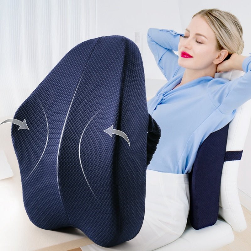 Orthopedic Pillow Memory Foam Seat Set - K&L Trending Products